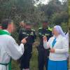 El video fue compartido en redes sociales por el sacerdote. FOTO: @JULIANDAVID866