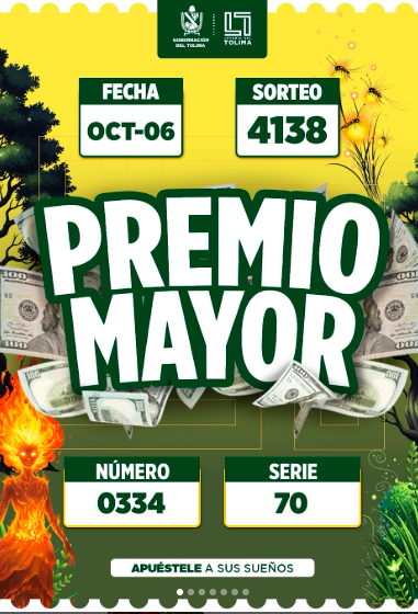 Atentos apostadores: estos son los resultados de las loterías sorteadas este lunes, 6 de octubre