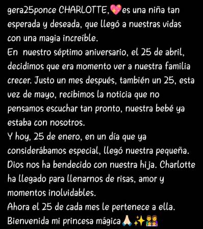 Este es el mensaje completo. /FOTOCAPTURA DE INSTAGRAM