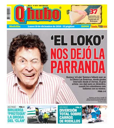 El 2016 en portadas Q’hubo: ¿qué pasó en el mundo hace 10 años? 