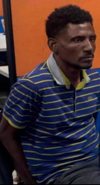 Alias el Diablo en la audiencia de imputación de cargos. /FOTO: X @claudiacarrasq