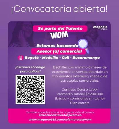 Magneto en Medellín y en Cali: la oportunidad de conseguir empleo
