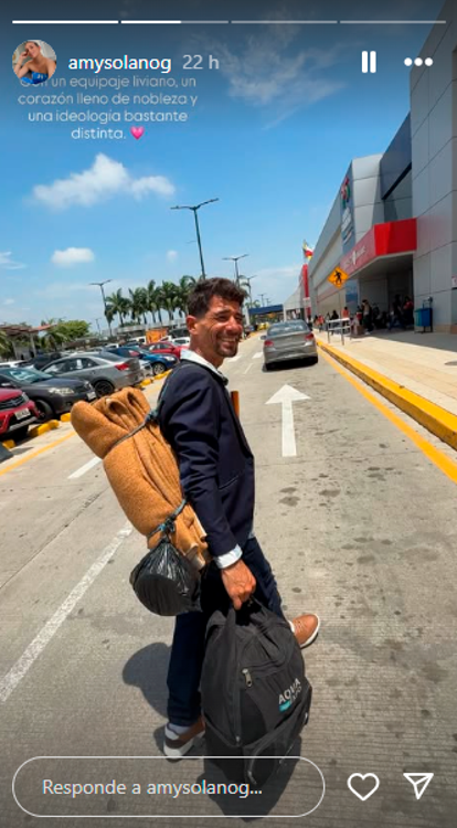 Al parecer, la decisión de Diego es seguir su camino como nómada. <b><span class=mln_small-caps_mln>/FOTO: INSTAGRAM @amysolanog</span></b>