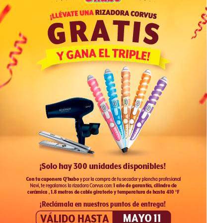 Q’HUBO y Cosmos te regalan una rizadora de pelo con la cuponera para el Día de la Madre