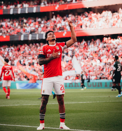 Richard Ríos juega en el Benfica. FOTO: INSTAGRAM @RICHARDRIOS.M