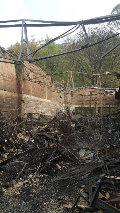 Así quedó el local en el que Gustavo Calle y su familia emprendían con calzado. <b><span class=mln_small-caps_mln>/FOTO: CORTESÍA</span></b>