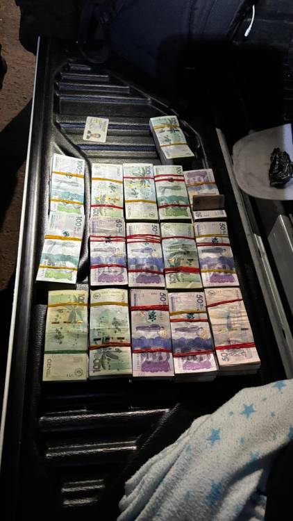 La millonada incautada. <b><span class=mln_small-caps_mln>/FOTO: POLICÍA NACIONAL</span></b>