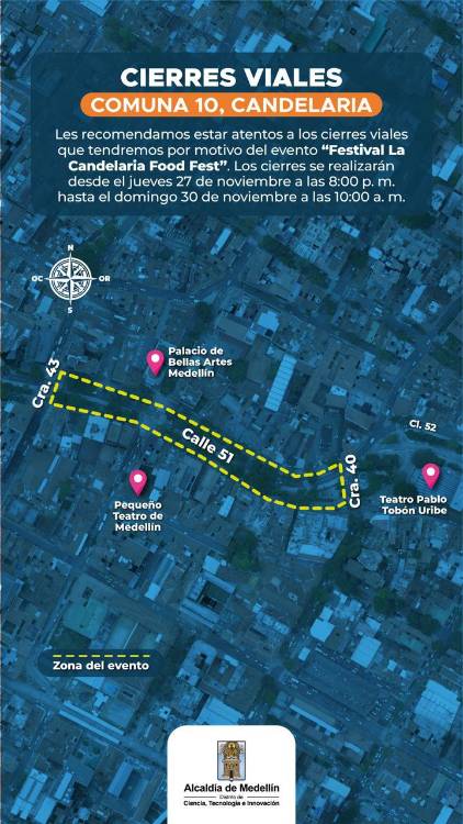 ¡Ojo! Hay cierres viales en varias partes de la ciudad, conózcalos
