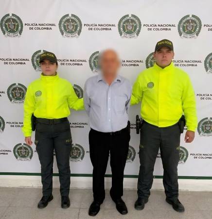 Adulto mayor capturado por exhibicionismo. FOTO: POLICÍA METROPOLITANA