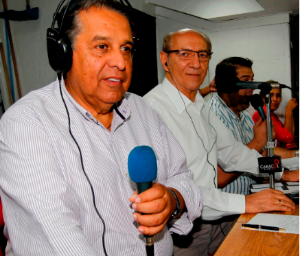 El narrador deportivo Jorge Eliécer Campuzano. /FOTO: ARCHIVO