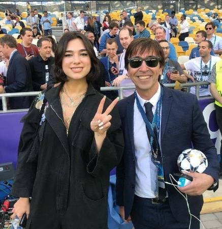 Benedetto con Dua Lipa. FOTO: @M_BENEDETTO