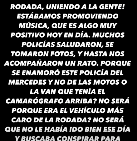 Esto fue lo que escribió YoGambii en sus redes. / FOTO: CAPTURA DE PANTALLA