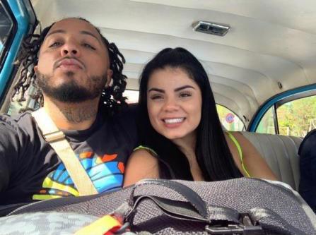 Yavier y Natalia Jesurum, su esposa, con quien tuvo una hija que hoy tiene 4 años. FOTO: CORTESÍA