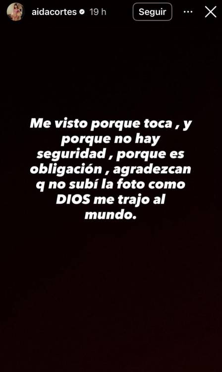 FOTO: @AIDACORTES