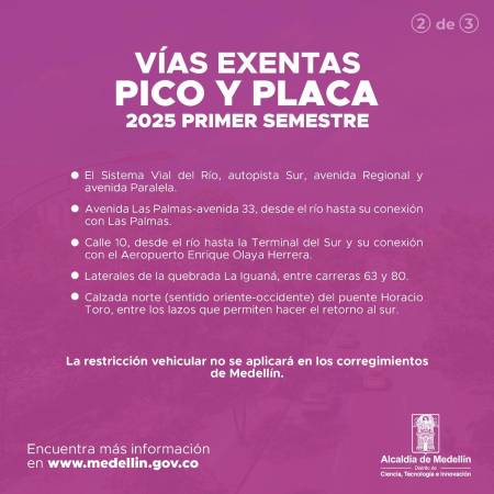 ¡No de papaya! Así será el pico y placa para este jueves, 3 de julio