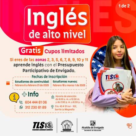¿Quiere estudiar inglés gratis en Envigado? Conozca los requisitos