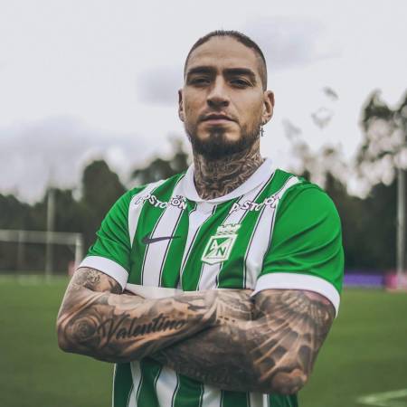 Cristian ‘Chicho’ Arango en su presentación oficial. FOTO: ATLÉTICO NACIONAL