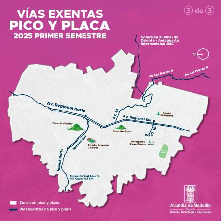 ¡Ahora no estamos pa multas! Así será el pico y placa para este jueves, 8 de mayo, en Medellín