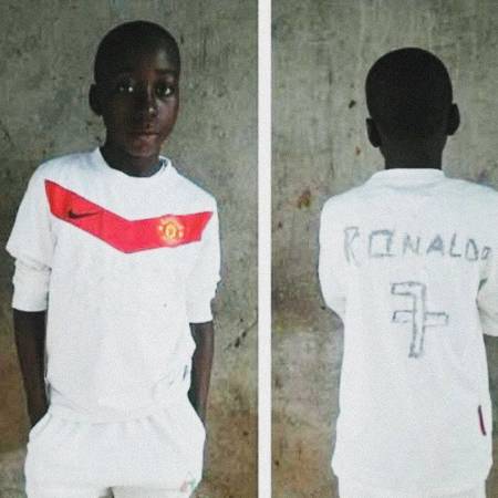 Yan Diomande en su infancia. FOTO: THE PLAYERS TRIBUNE 
