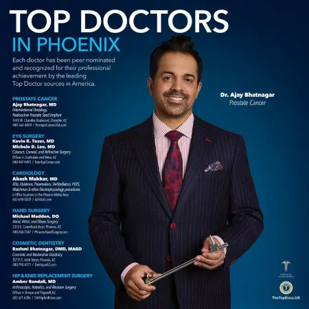 Bhatnagar obtuvo su título de médico y su maestría en administración de empresas (MBA) en la Universidad de Pittsburgh. FOTO: PROSTATE CANCER INSTITUTE OF ARIZONA