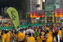 Unas 30.000 personas corrieron la Maratón Medellín 2026. FOTO: @CAVSPULSE