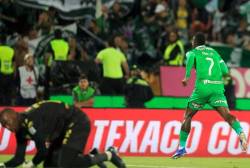 Gol de Marlos Moreno que selló el 2-0 y victoria de Atlético Nacional vs. Bucaramanga. FOTO: CAMILO SUÁREZ