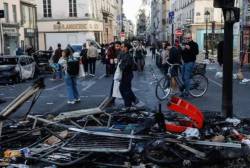 Así se ven las calles en Francia. FOTO: TOMADA DE X @LATRIBUNAHN