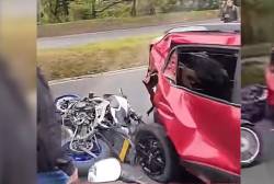 Los momentos posteriores al accidente quedaron registrados en videos ciudadanos. FOTO: FACEBOOK PRENSA PAISA