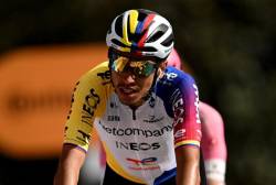 Egan Bernal en la octava etapa del Giro de Italia 2026. FOTO: GETTY IMAGES