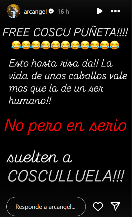 $!El artista utilizó sus redes para dar su opinión sobre el tema. / FOTO: CAPTURA DE PANTALLA