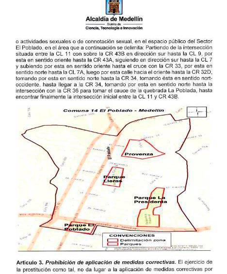 Federico Gutiérrez prohibe la oferta y demanda de servicios sexuales en El Poblado