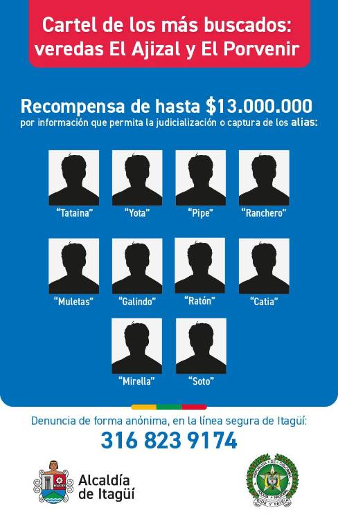 Los 10 más buscados en Itagüí por los que ofrecen hasta $ 13 millones