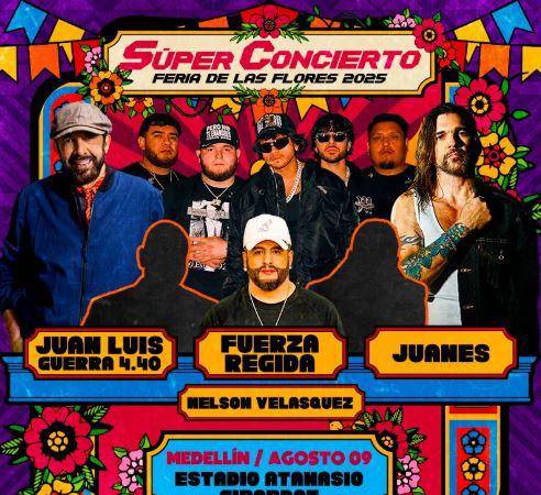 ¡Paren todo! Artistas confirmados para el Súper Concierto de Feria de Flores