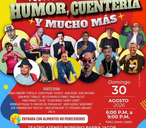 Festival solidario de humor, cuentería y más: súmese y los apoya
