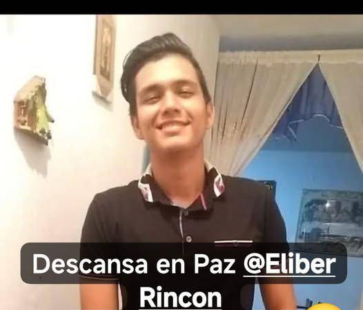 Edilber Alejandro Rincón Pimentel, de 23años, fue asesinado el 29 de abril por robarlela motocicleta. /FOTO: REDES