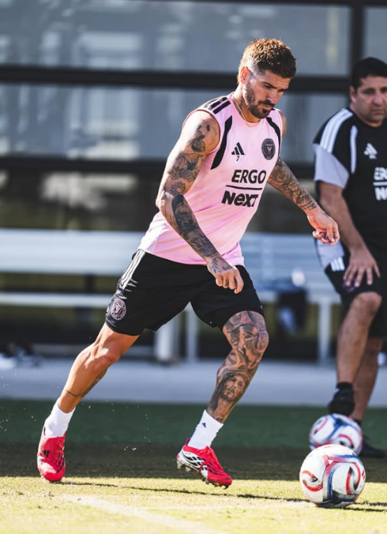 Rodrigo de Paul juega en el Inter de Miami. FOTO: INSTAGRAM @RODRIDEPAUL
