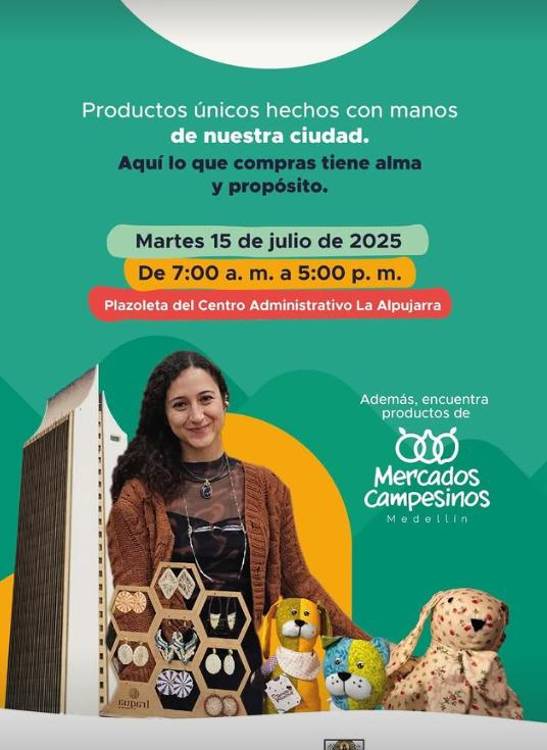 Llega ‘Hecho en Medellín’, la feria que apoya el talento local
