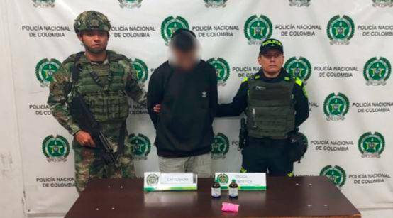 Capturado por tráfico de estupefacientes. /FOTO: CORTESÍA. 