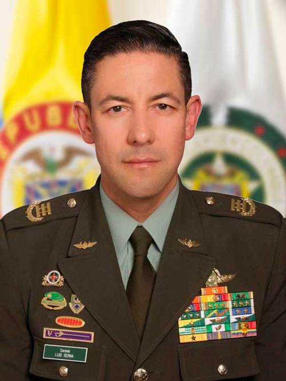 Coronel Luis Fernando Serna Zapata. FOTO: POLICÍA NACIONAL
