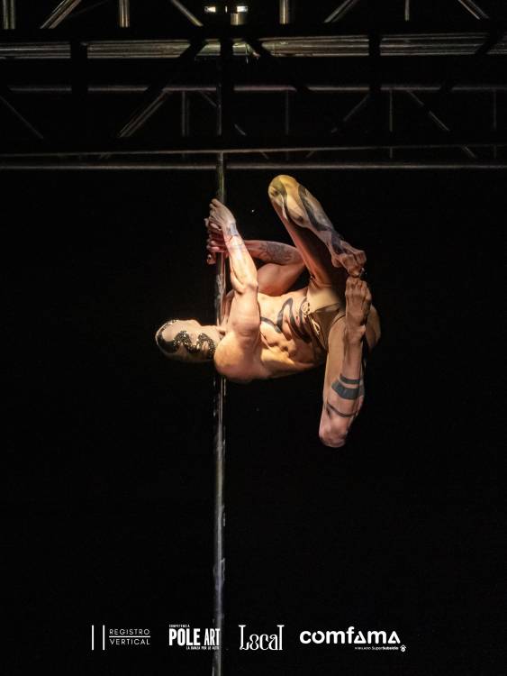 Jorge Luis Campos, campeón en categoría Star, Pole Art Colombia 2025. FOTO: CORTESÍA