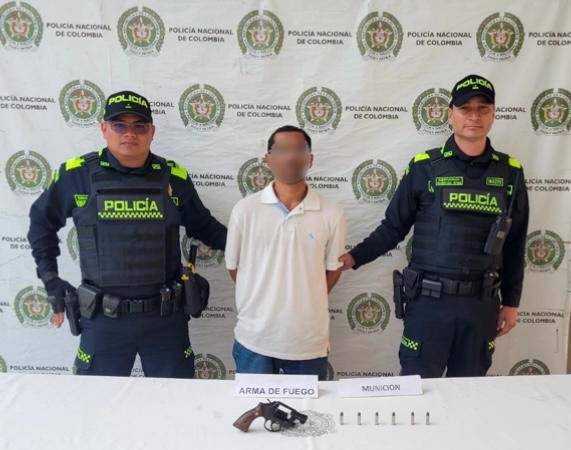 Este es el sujeto capturado en Nuevo Jerusalén. /FOTO: POLICÍA NACIONAL