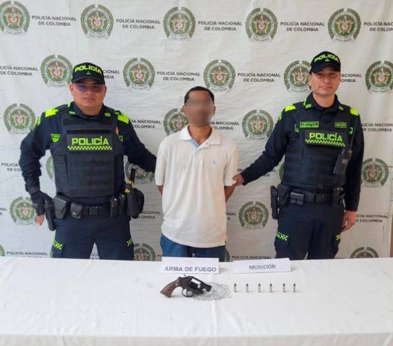 Este es el sujeto capturado en Nuevo Jerusalén. /FOTO: POLICÍA NACIONAL