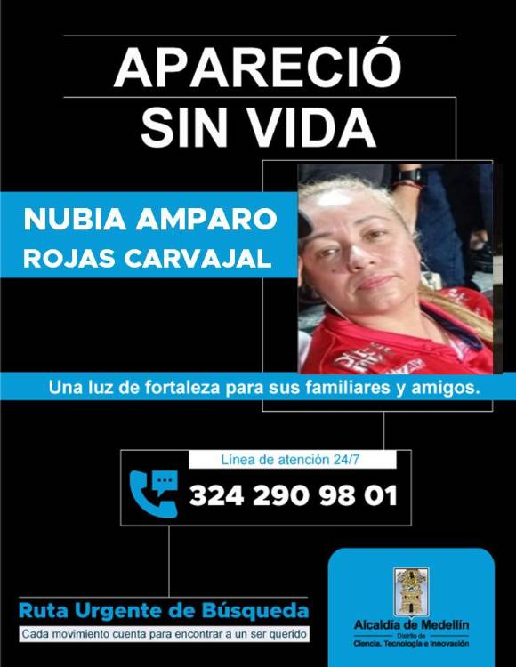 ¡Qué triste! Nubia fue hallada muerta, su esposo sigue desaparecido