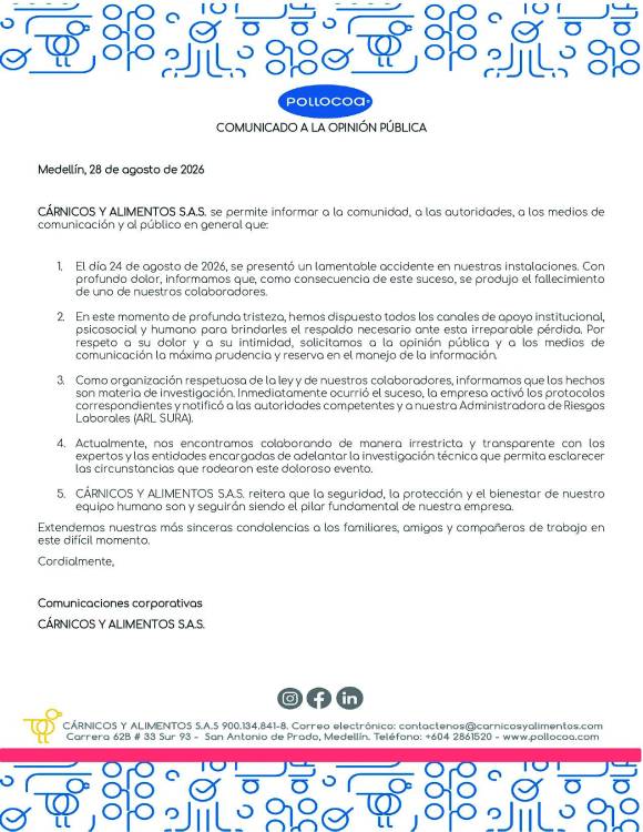 ¿Jhon murió en una máquina de su trabajo? Su familia pide justicia