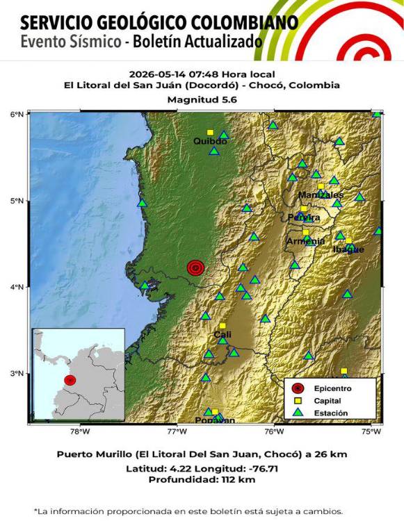 FOTO: SERVICIO GEOLÓGICO COLOMBIANO