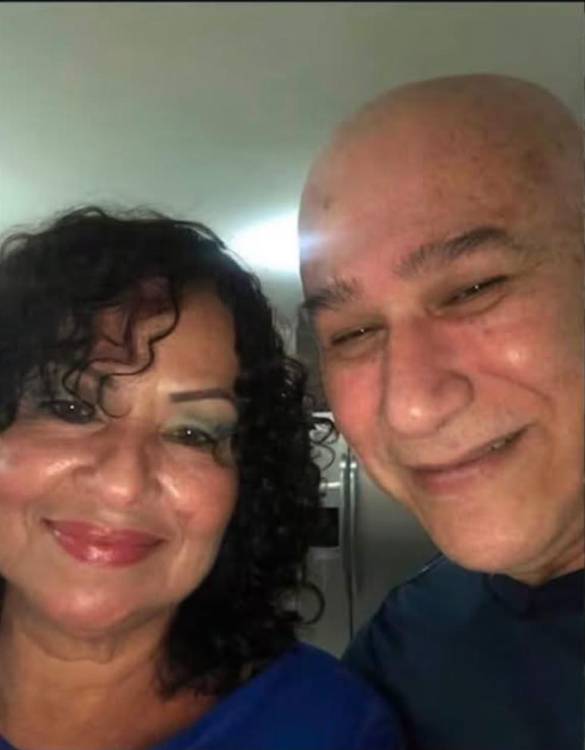 Argemiro Antolínez Ángel y su pareja, quien fue identificada como Body. <span class=mln_small-caps_mln>FOTO: TOMADA DE REDES SOCIALES</span>