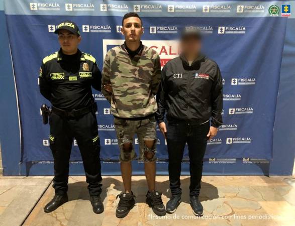 Yeferson Eduardo Rodríguez Fernández, alias Duende, ciudadano venezolano condenado a 40 años por homicidio en Medellín. FOTO: CORTESÍA FISCALÍA