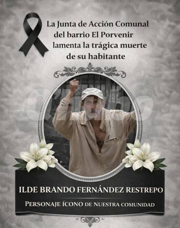 Él era Ildebrando, reconocido en su zona. FOTO: CORTESÍA