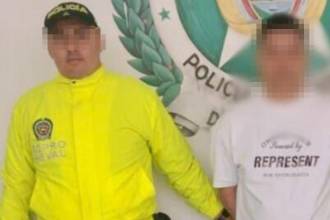 Capturado por abuso sexual de una menor de 12 años. FOTO: POLICÍA METROPOLITANA DEL VALLE DE ABURRÁ