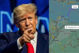 La tensión entre Estados Unidos y Venezuela volvió a subir en las últimas horas. FOTO: @FLIGHTRADAR24 - JESÚS VARGAS - BRANDON BELL (GETTY IMAGES) 